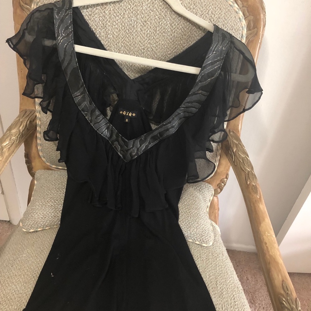 Jersey and Chiffon Top